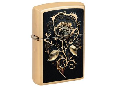 Zippo - Golden Rose design