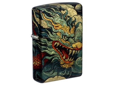 Zippo - Colourful Dragon Design