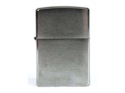 Zippo aansteker - geborsteld chroom