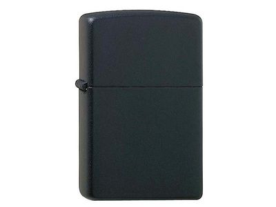 Zippo aansteker - Matzwart