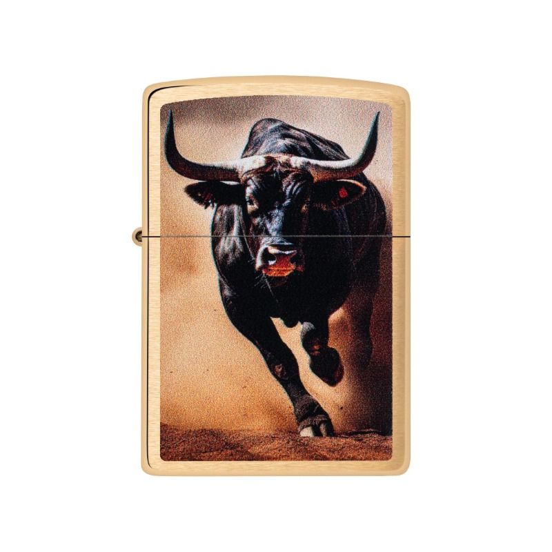 Zippo - Bull Design Gold