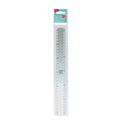 Liniaal 30cm aluminium