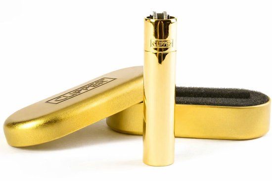Clipper Metal Vuursteen - Gold
