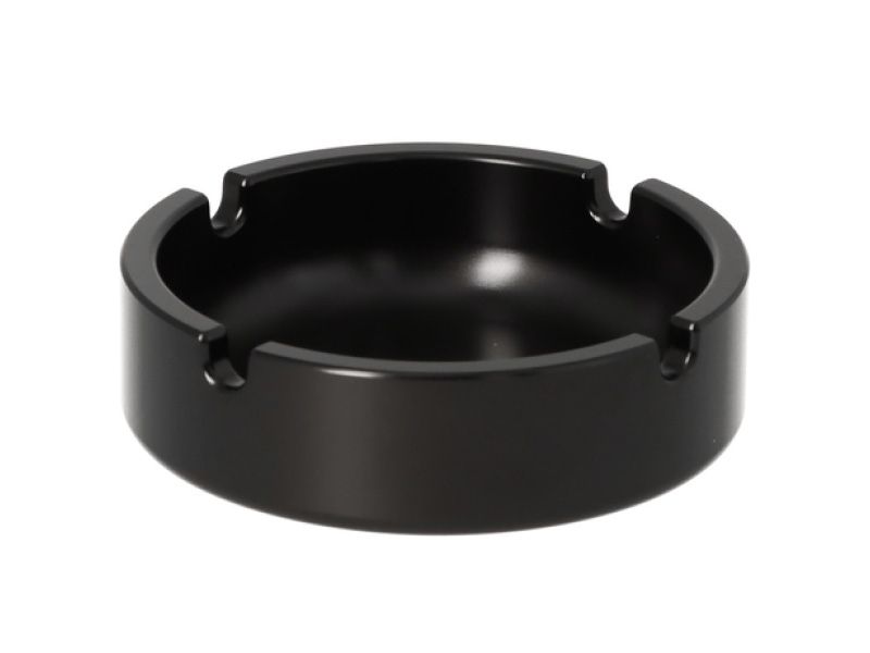 Asbak "Zuiver Zwart" Ø 10 cm, hoogte 3 cm