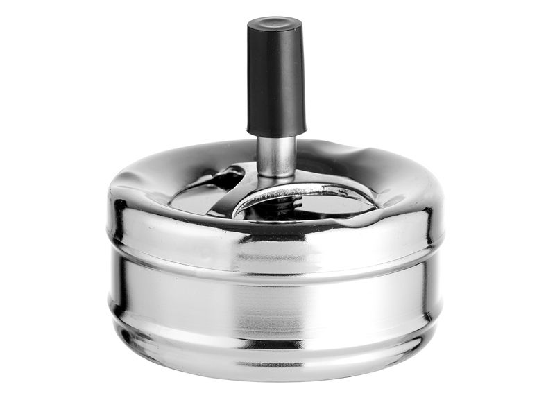 Draaibare asbak Chrome 9cm