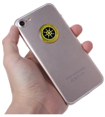 Single Anti-Radiation Sticker-Chip (Gold &amp; Silver)