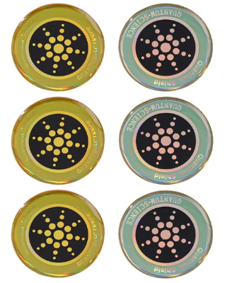 6 x Anti-Radiation Sticker-Chip Multi-Pack (Gold, Silver or 3 of Each Colour)