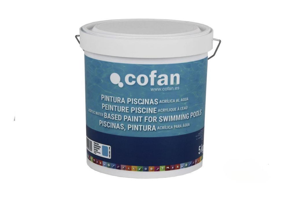 Tinta à base de água para piscinas