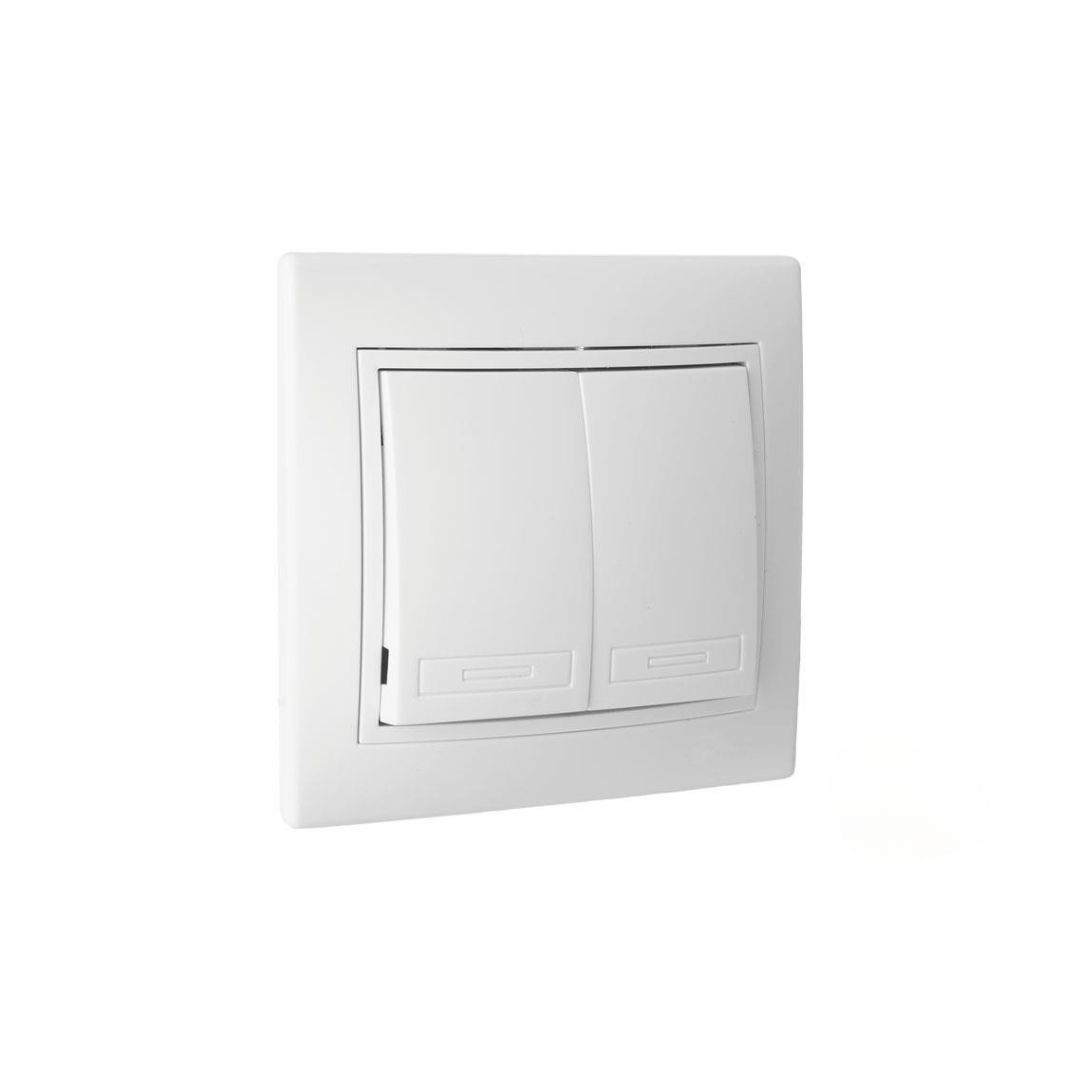 Interruptor - Comutador de encastrar duplo