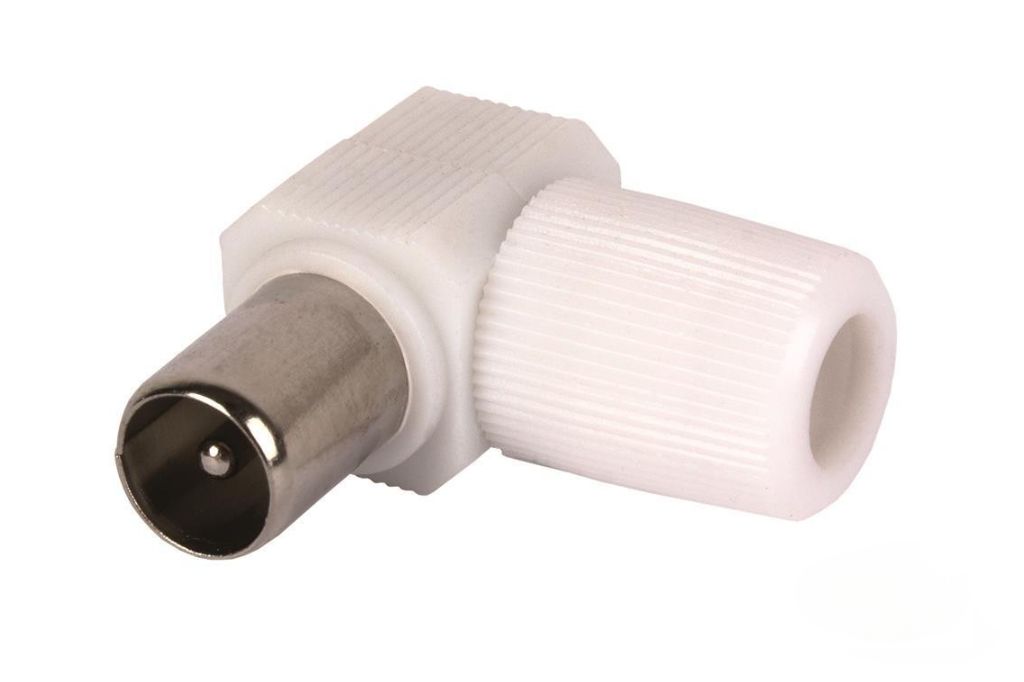 Conector de antena macho cotovelo