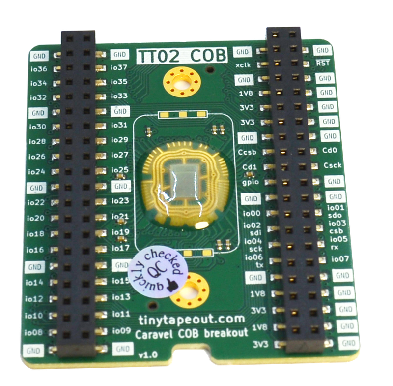 MPW7 COB Wire bonded die on carrier board
