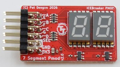 Dual 7 segment  Pmod