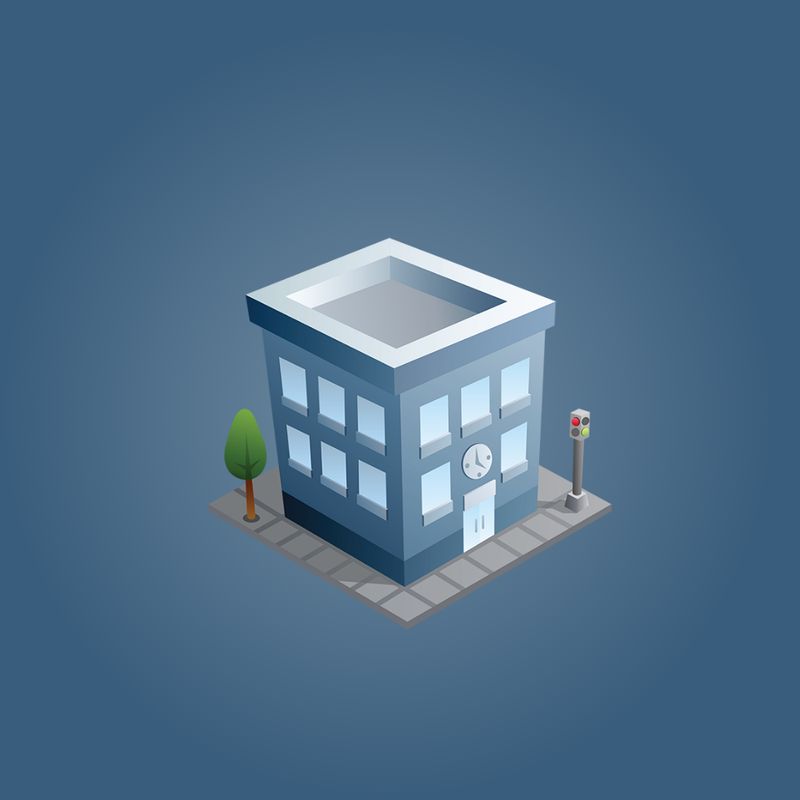 Plan bâtiment/étage 3D