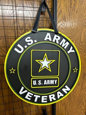US Army Veteran Door Hanger