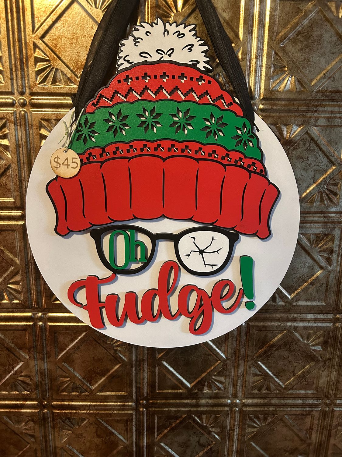 Oh Fudge Door Hanger