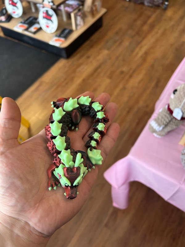 3D Glow in Dark Dragon