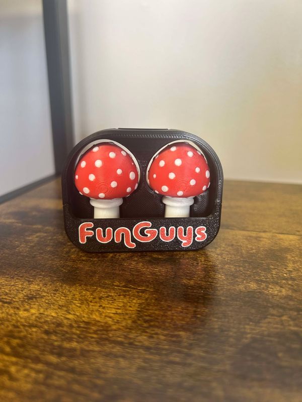 3D Mushroom Fun Guys