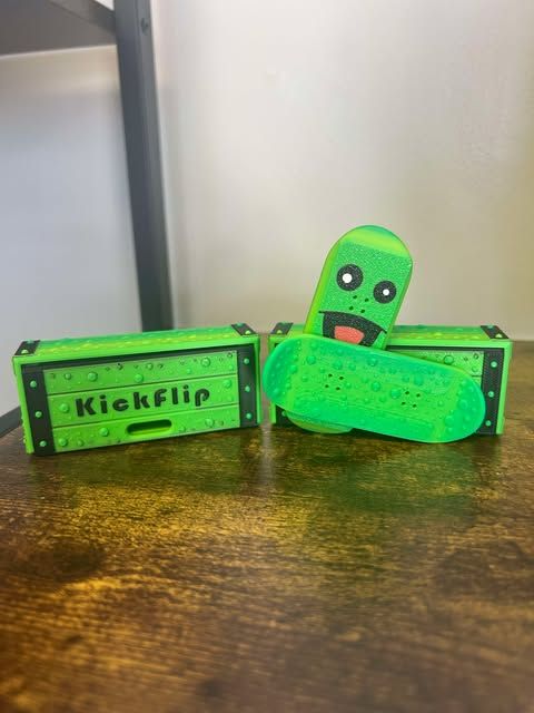 3D Kickflip Magnetic Skateboard Fidget