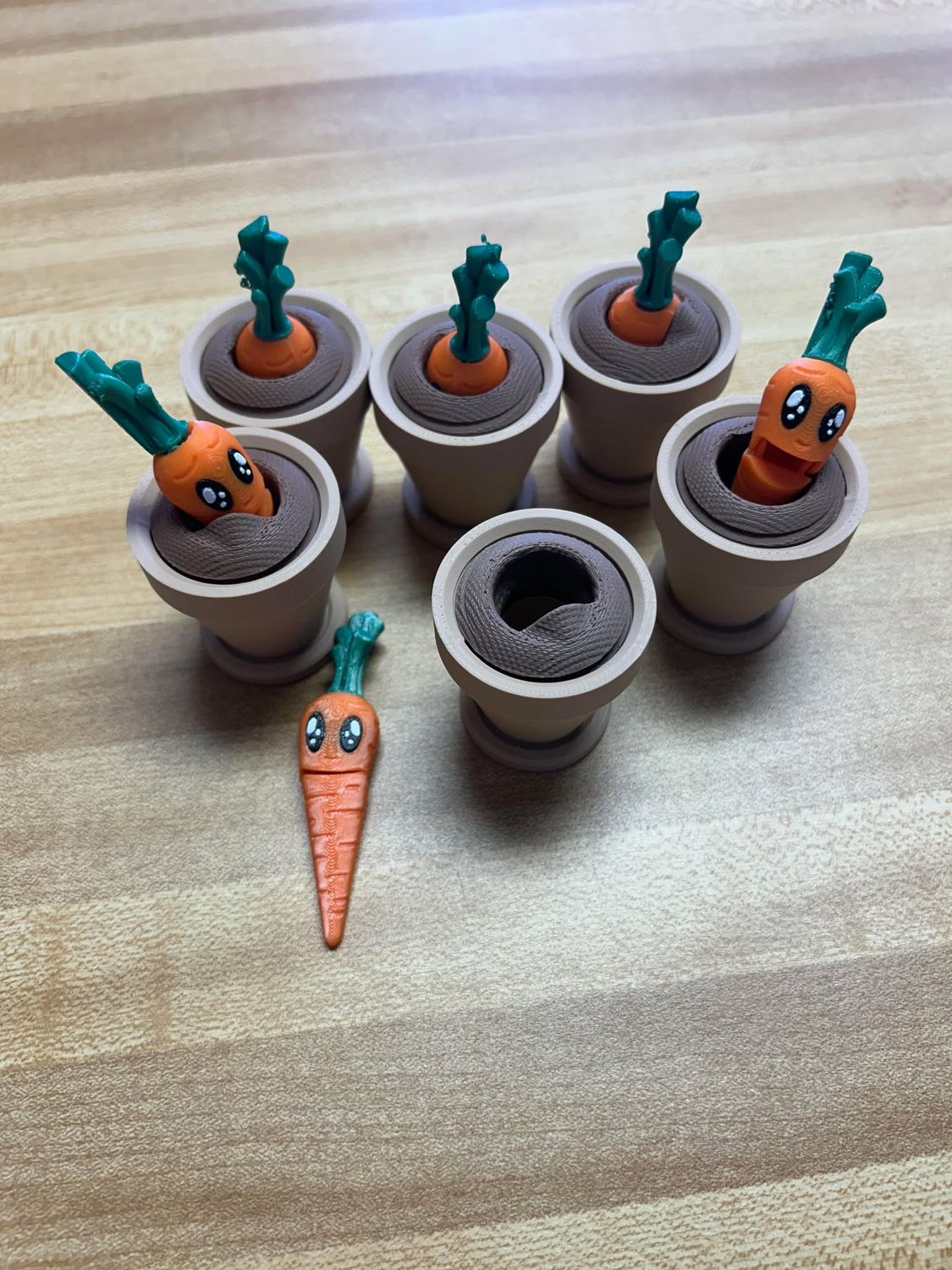3D Carrot Pot