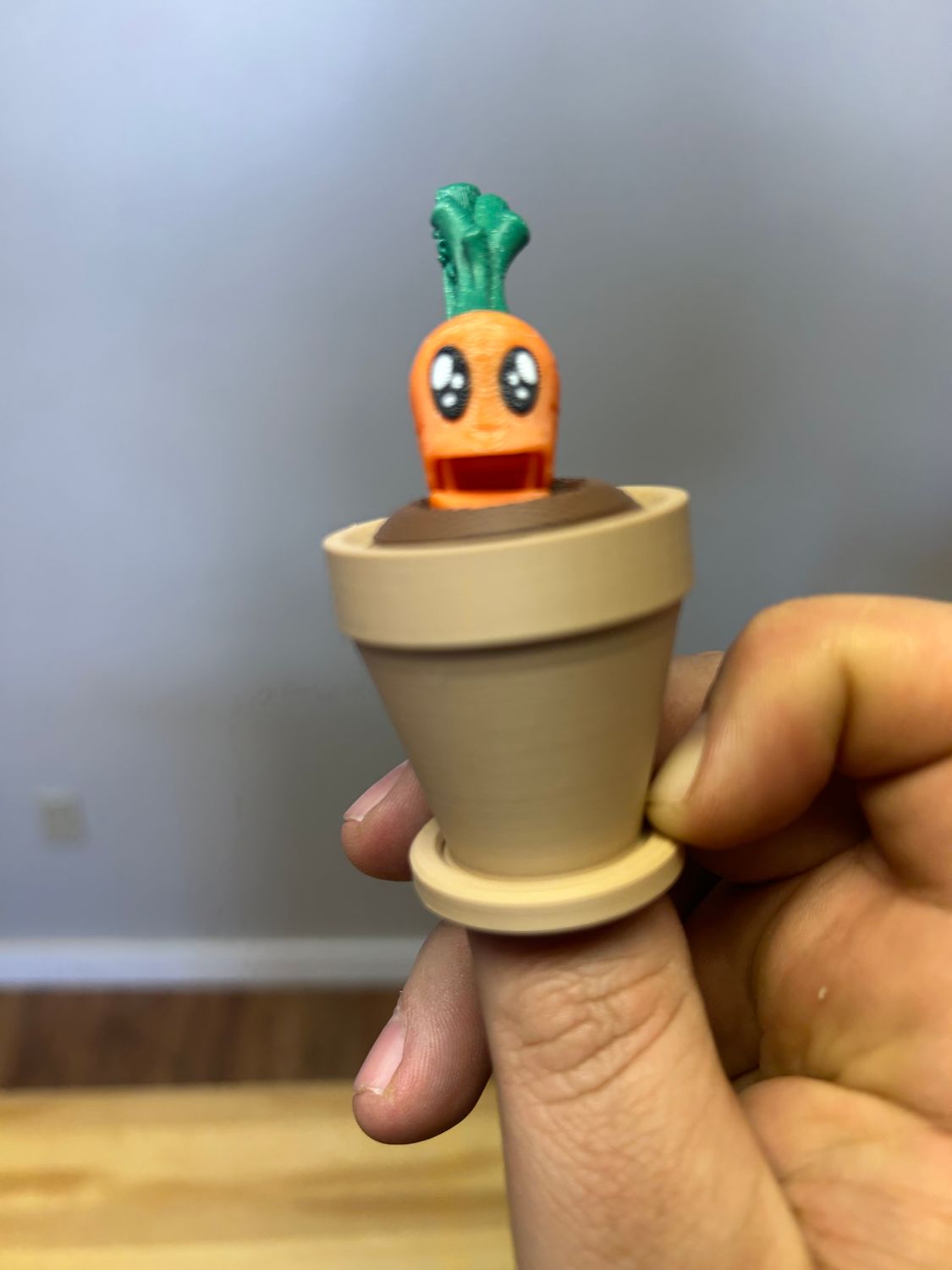 3D Carrot Fidget