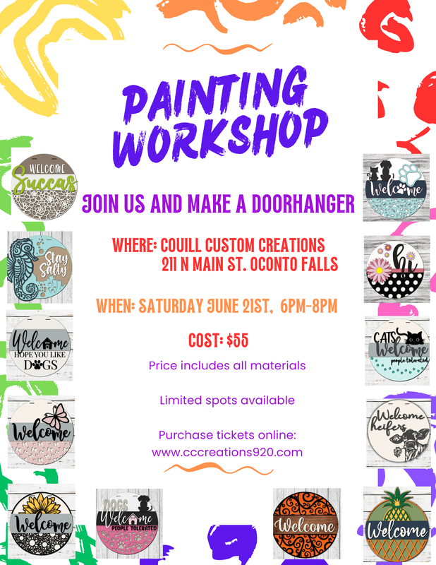 Paint A Door Hanger Workshop-June 21st