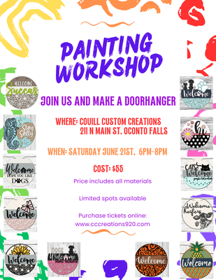 Paint A Door Hanger Workshop-June 21st