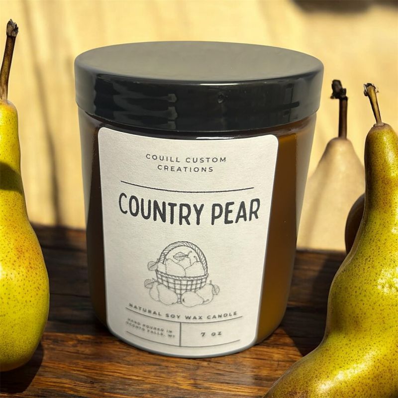 Country Pear Soy Candle-7oz