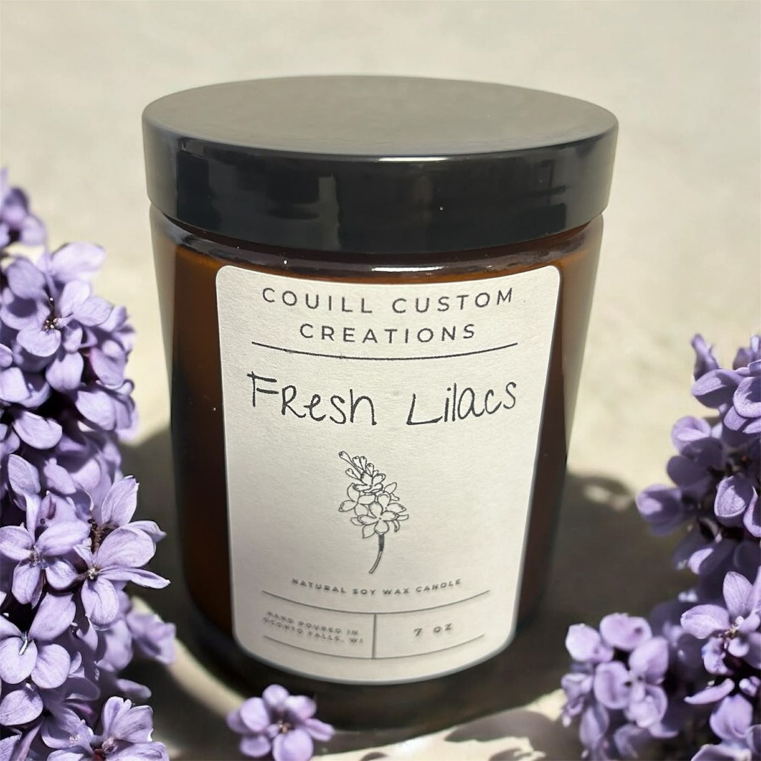 Fresh Lilacs Soy Candle-7oz