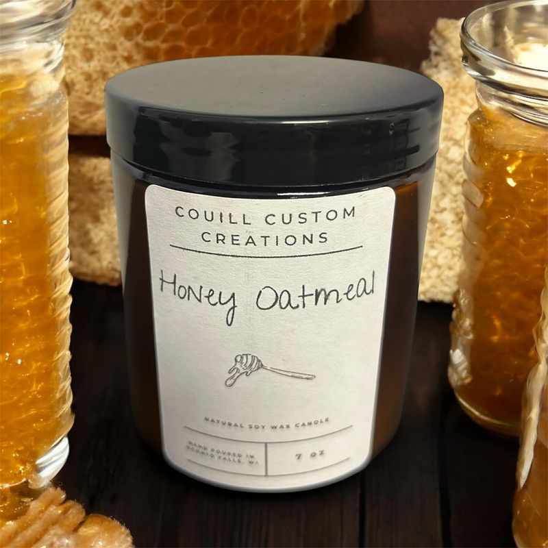 Honey Oatmeal Soy Candle-7oz