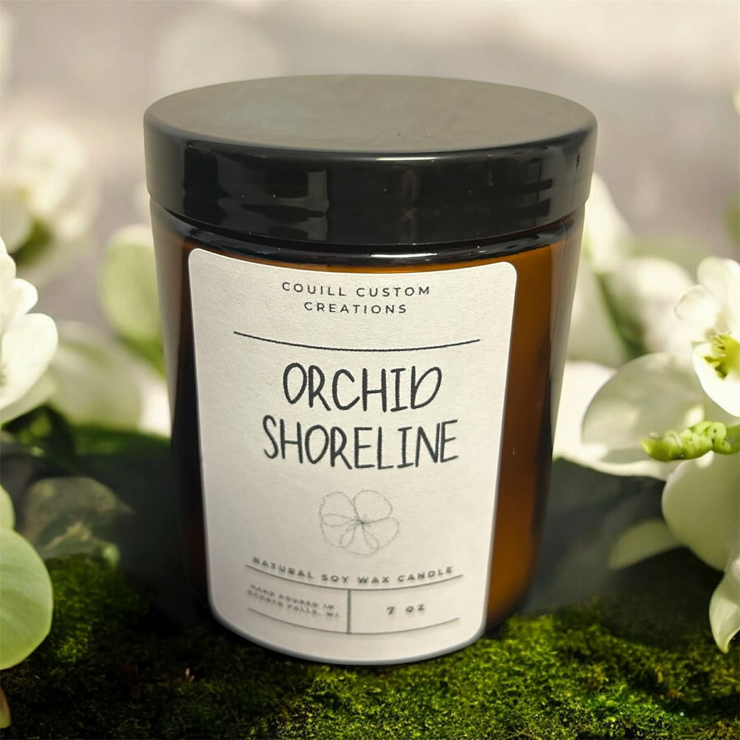 Orchid Shoreline Soy Candle-7oz