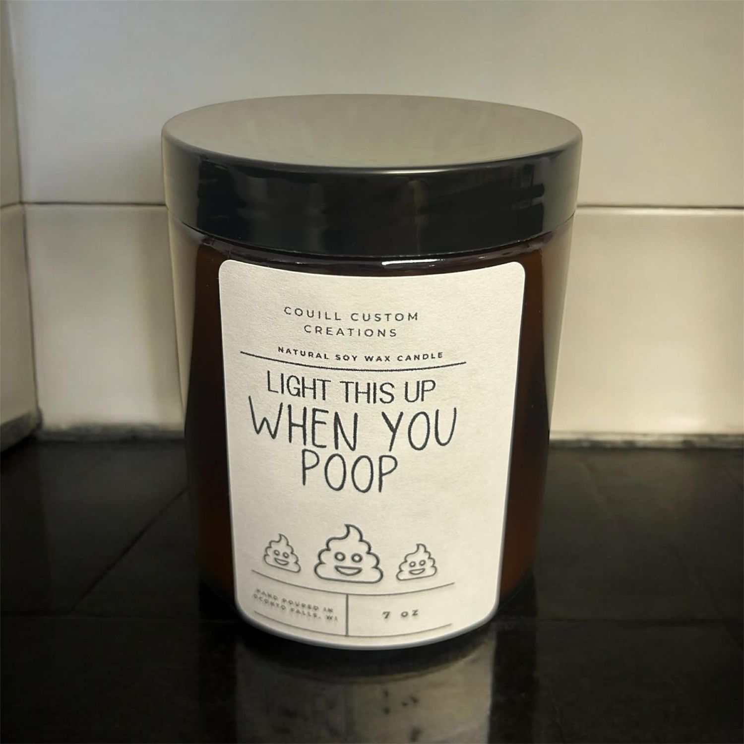 Light This When You Poop Soy Candle