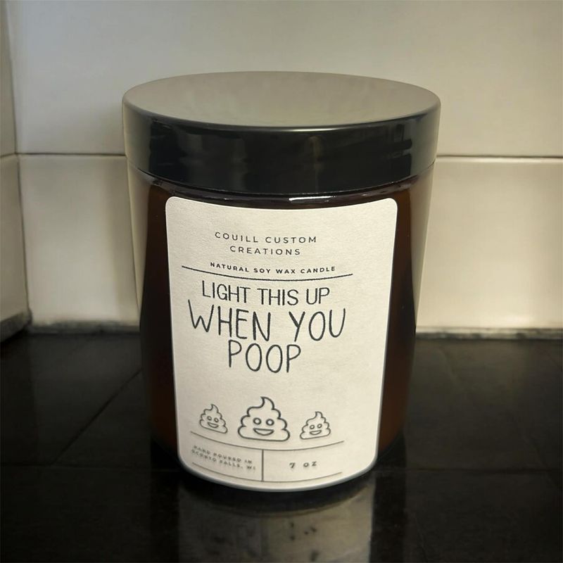 Light This When You Poop Soy Candle