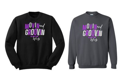 Movin and Groovin Crewneck
