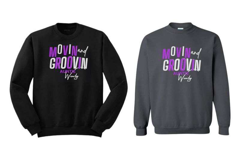 Movin and Groovin Crewneck