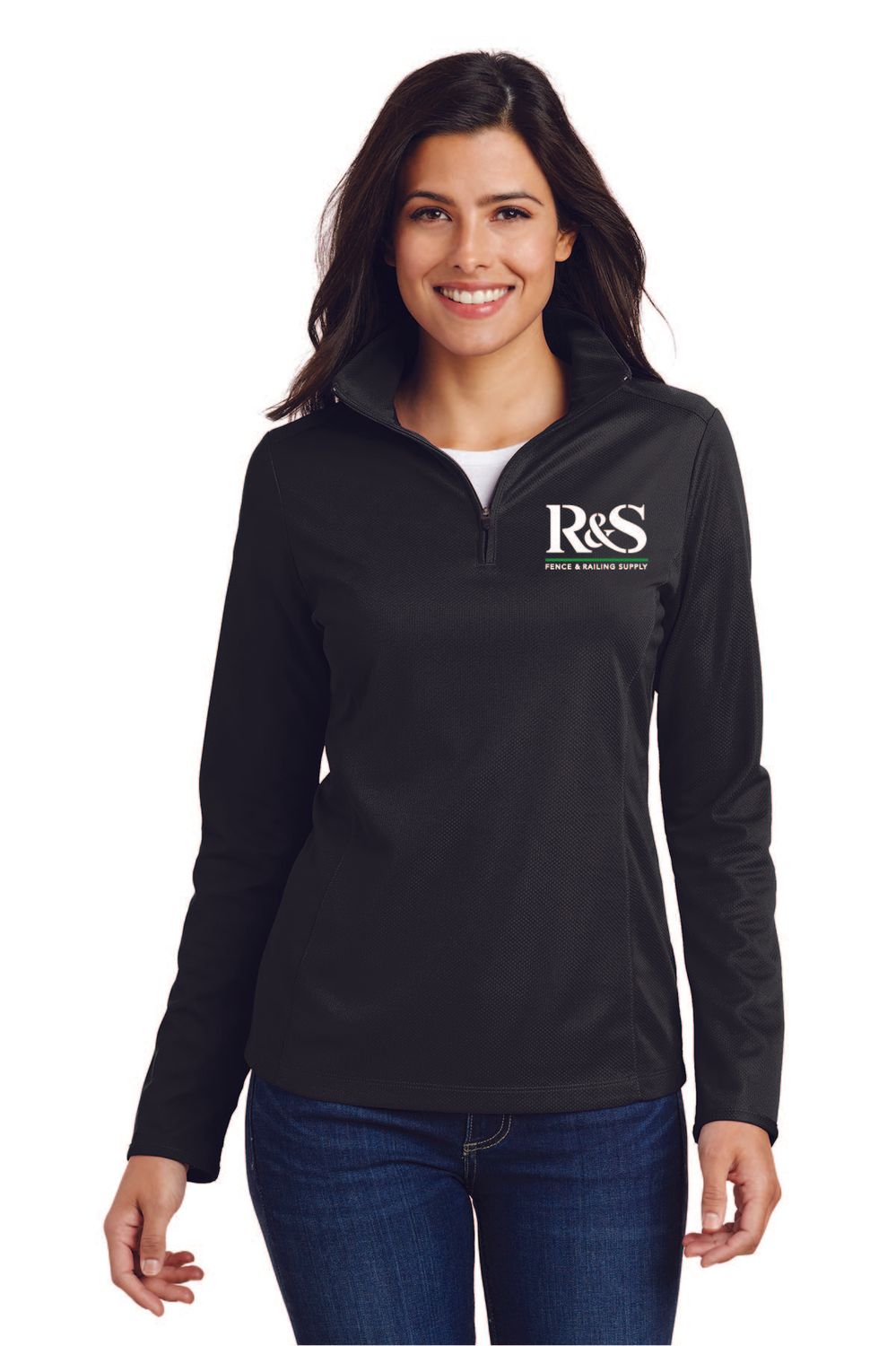 Port Authority Women's Pinpoint Mesh 1/2-Zip