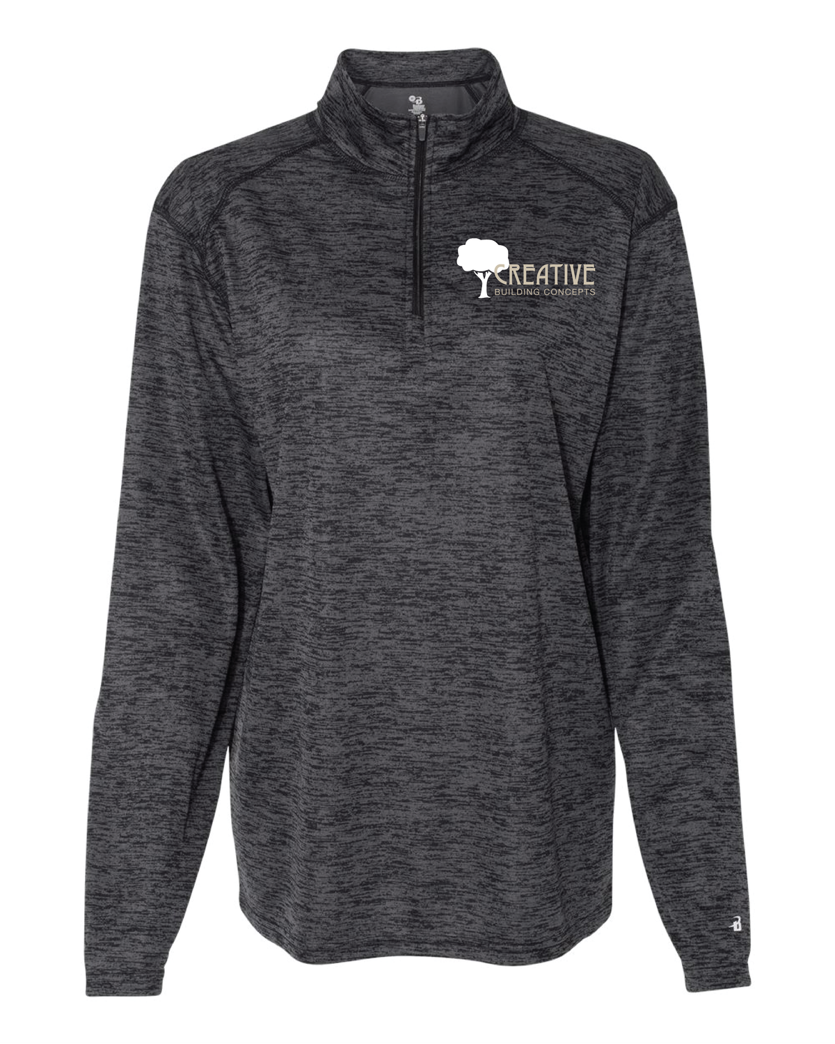 Badger - Women's Tonal Blend Quarter-Zip Pullover