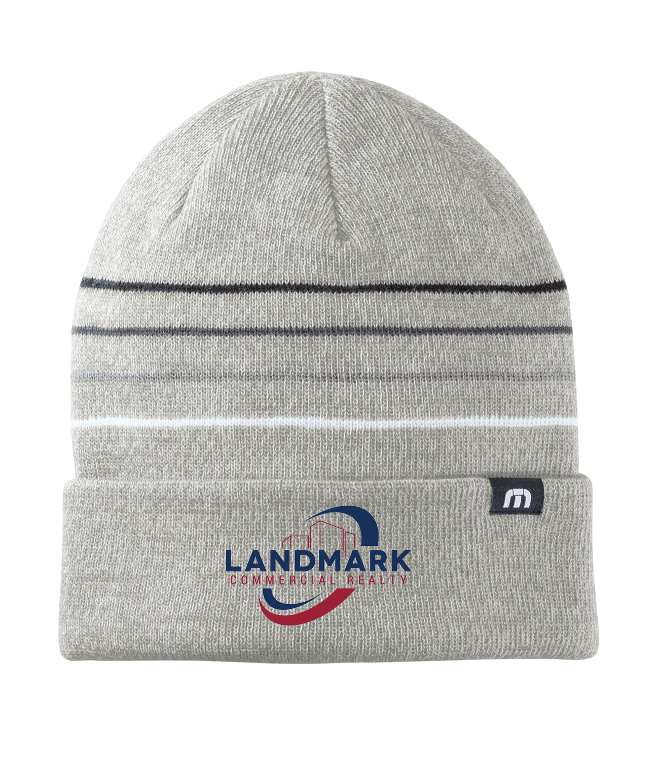 TravisMathew Striped Cuffed Beanie