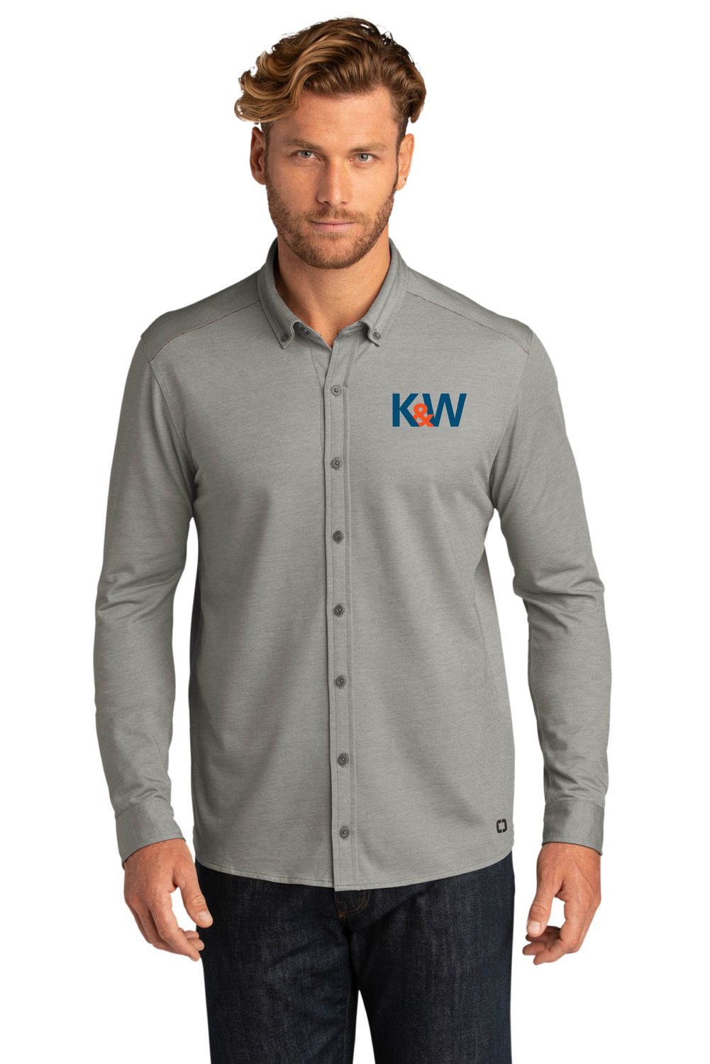 OGIO ® Code Stretch Long Sleeve Button-Up