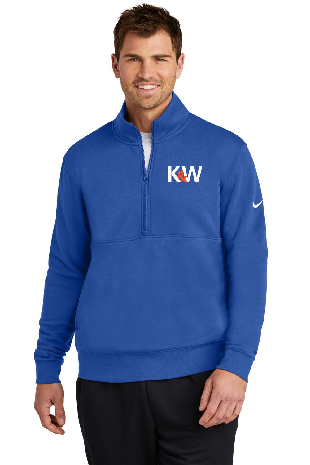 Nike Club Fleece Sleeve Swoosh 1/2-Zip