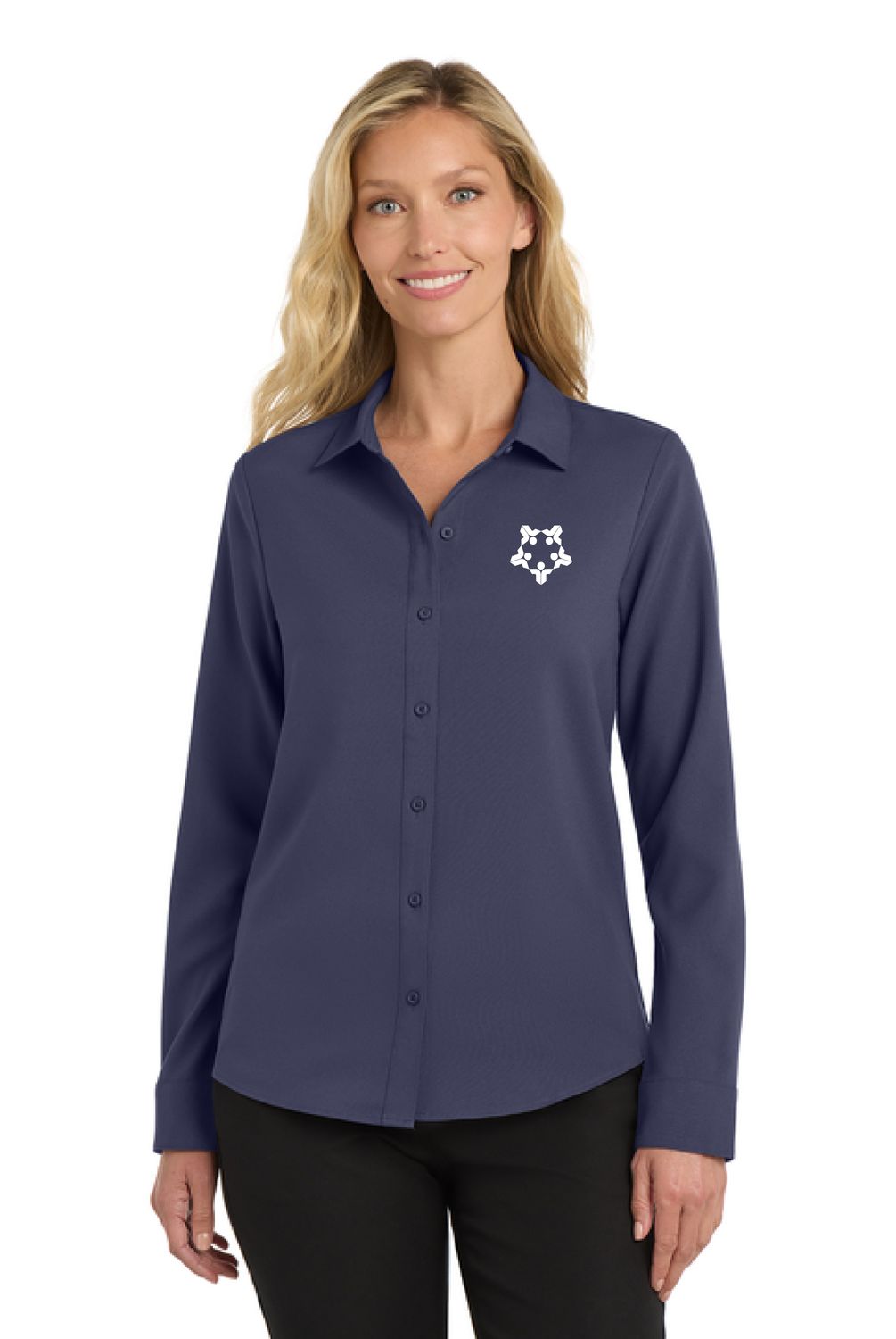 Port Authority® Women's Long Sleeve Performance Staff Shirt