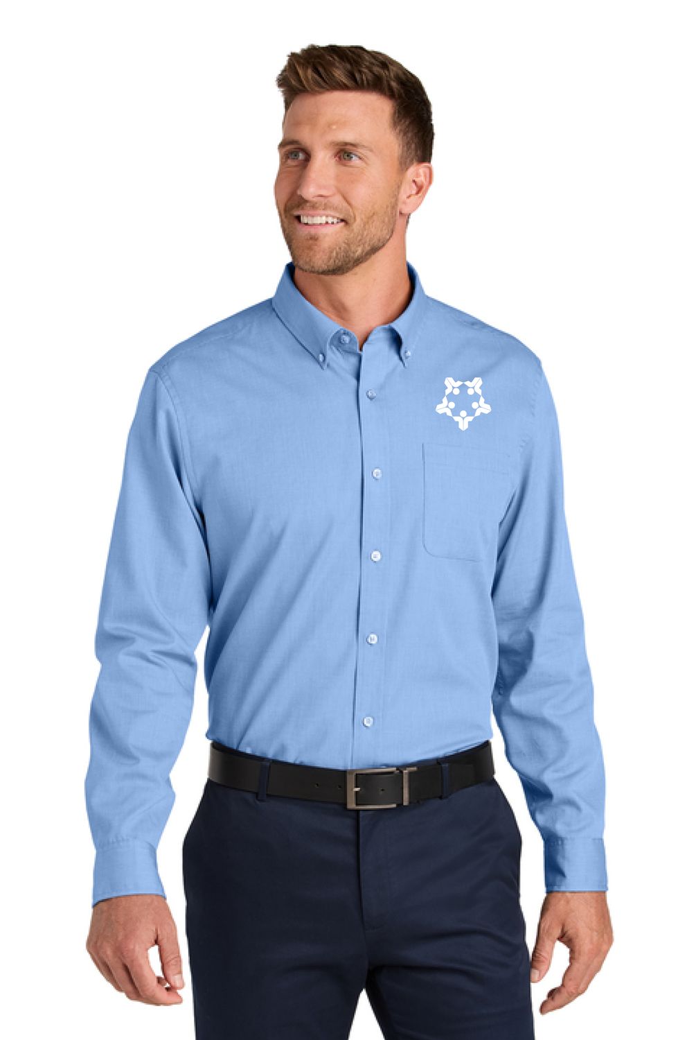 Port Authority® Long Sleeve Nailhead Easy Care Shirt