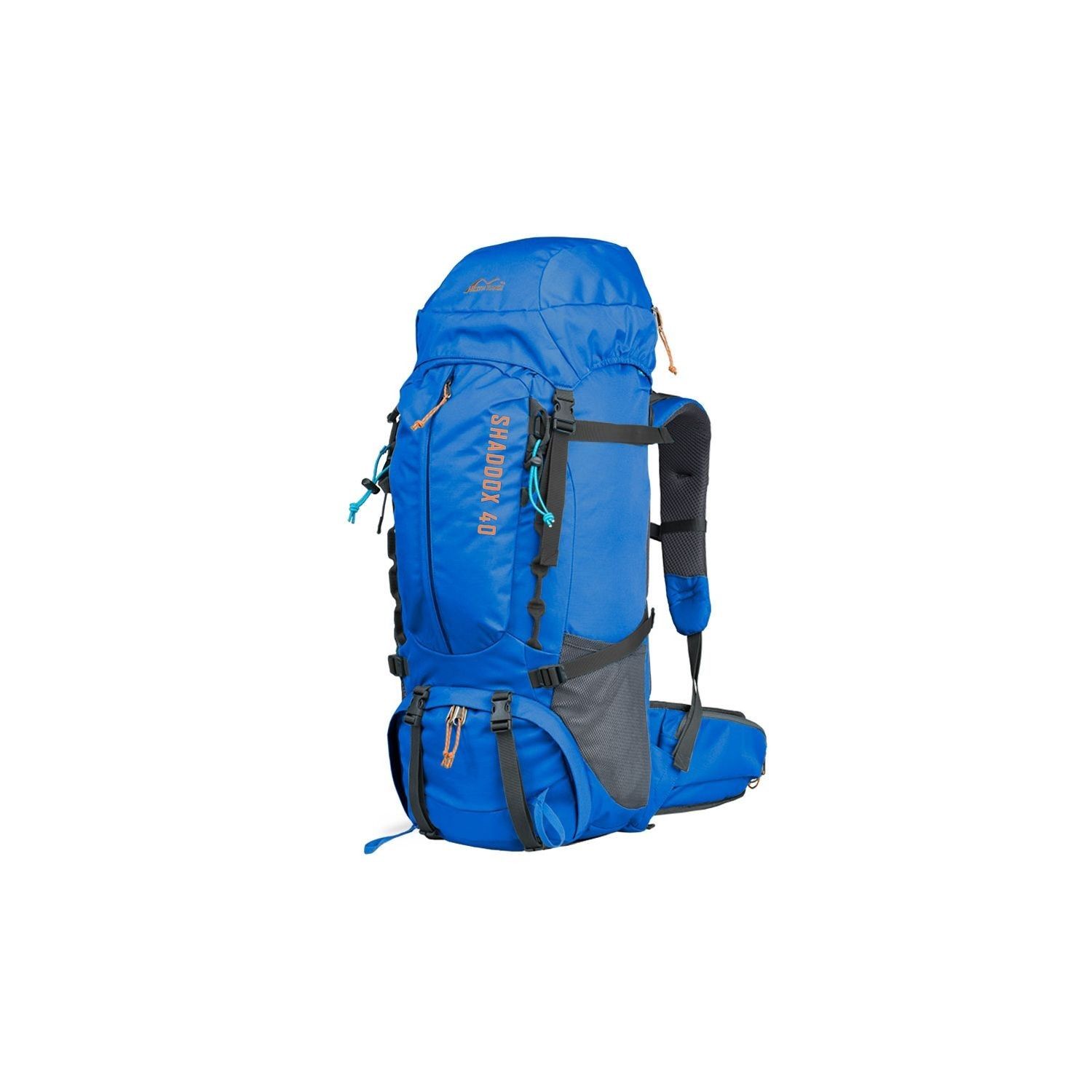 North Ridge Shaddox 40L Hiking Backpack (Blue/White)
