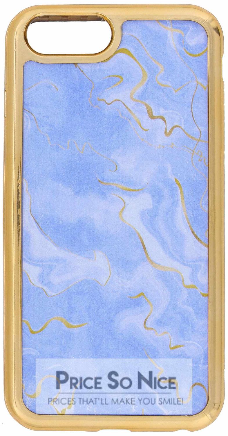 Typo - The Superior Gold/Blue Marble Phone Case For iPhone 6+ / 7+ / 8+