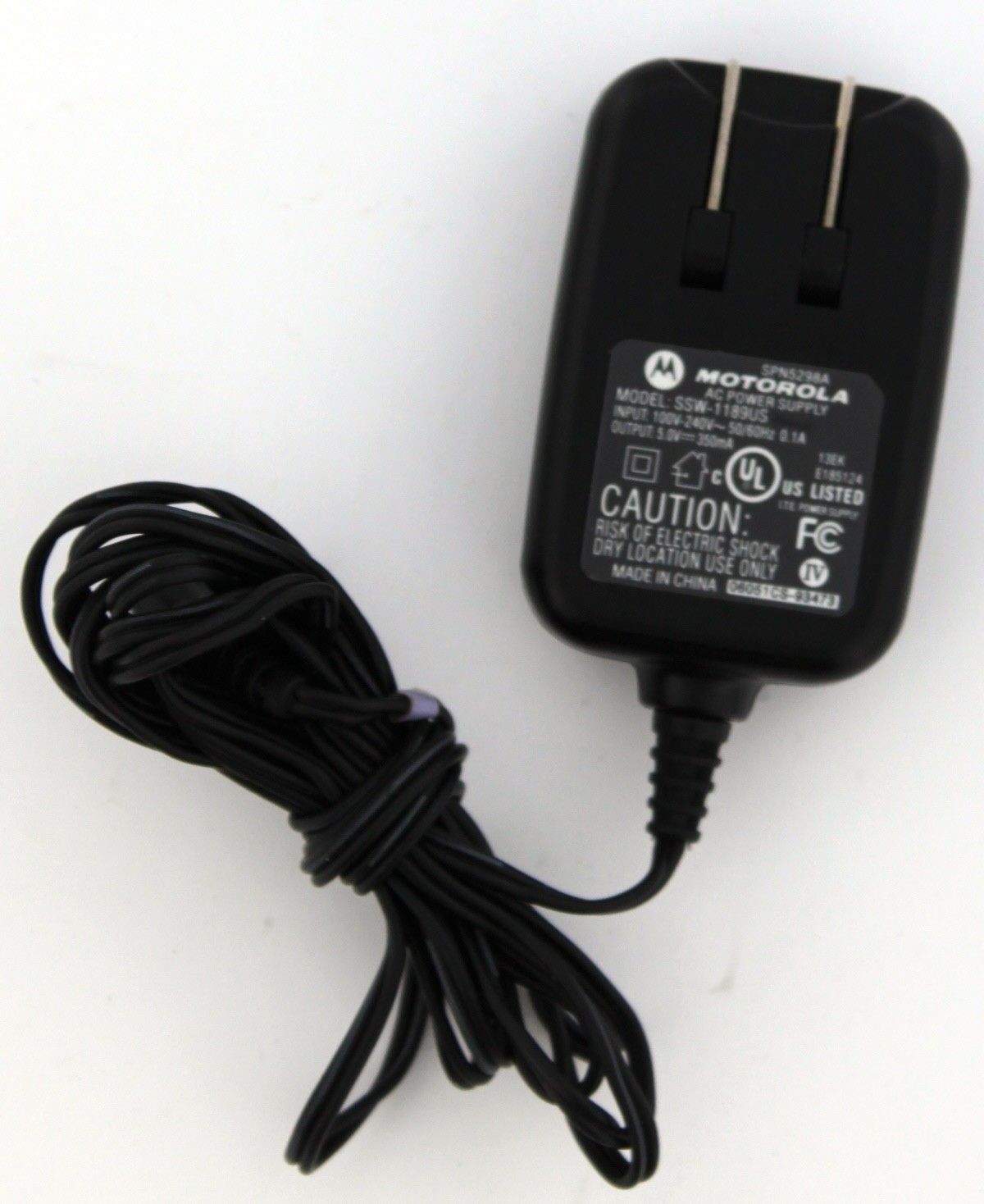 5V-350mA-2.9mm AC Adapter - New