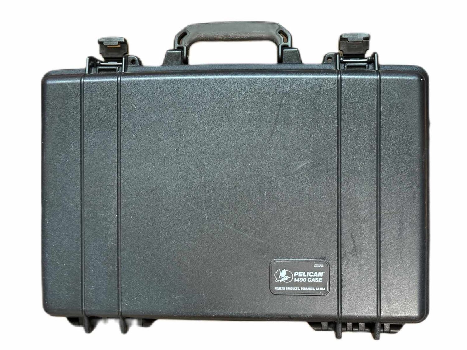 Pelican 1490CC1 Grd C Computer Case w/ Lid Organizer and Conmputer Tray - Used