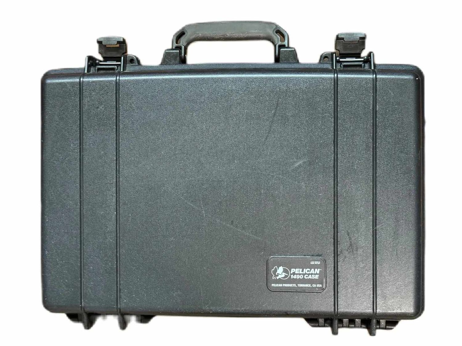 Pelican 1490CC1 Computer Case with Lid Organizer and Conmputer Tray - Used