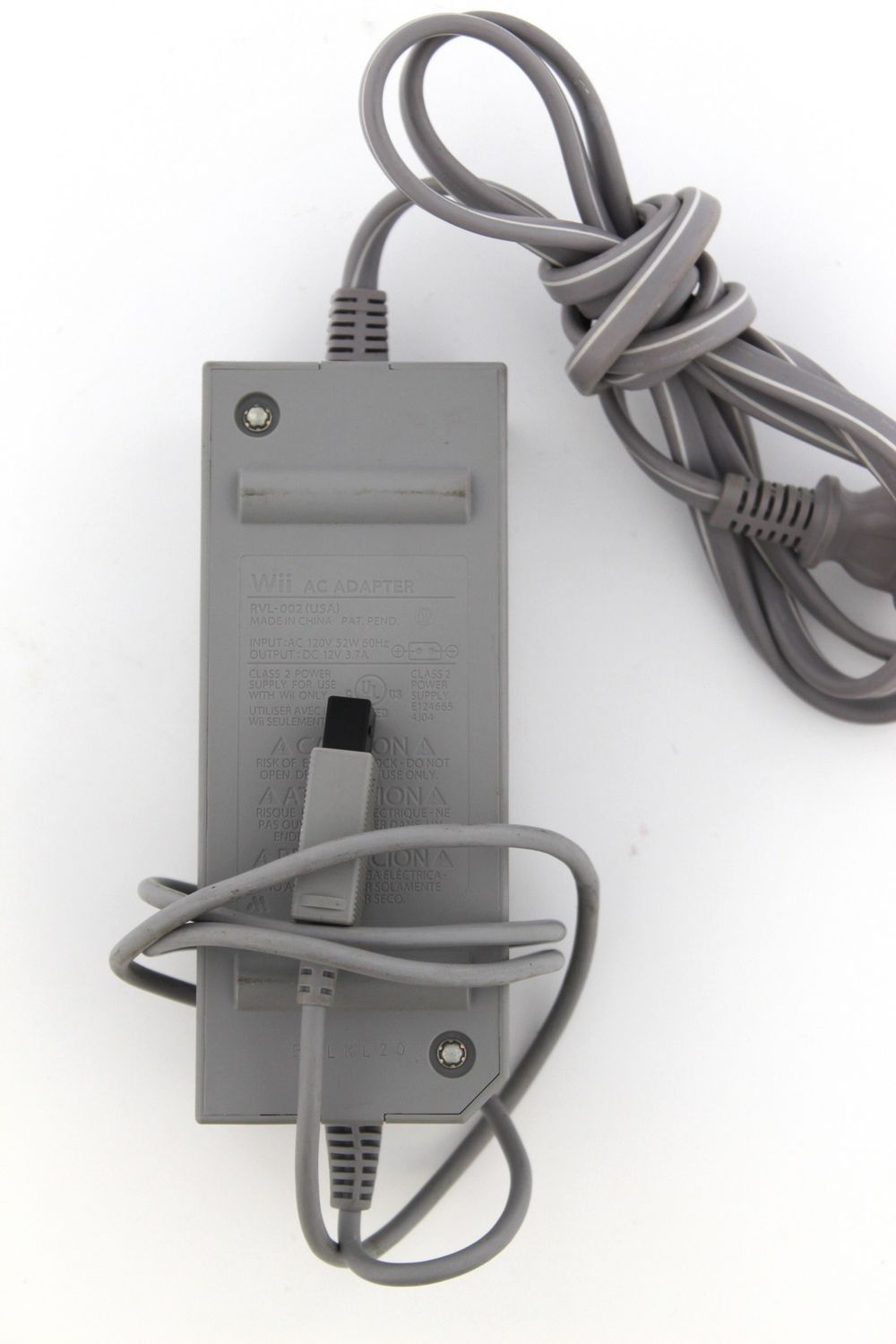 Nintendo Wii  RVL-002 12V 3.7A AC Adapter - Used
