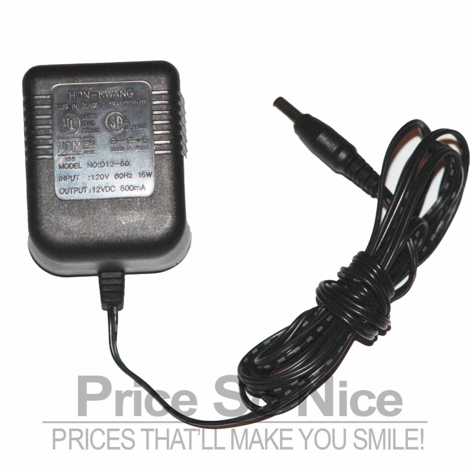 12V-500mA-5.5mm AC Adapter - Used