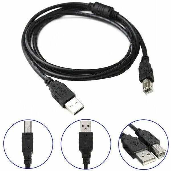 HP USB 2.0 A-4pin to B 1.8m Black Cable 453030300230R Printer Cable (15 Pack) - New