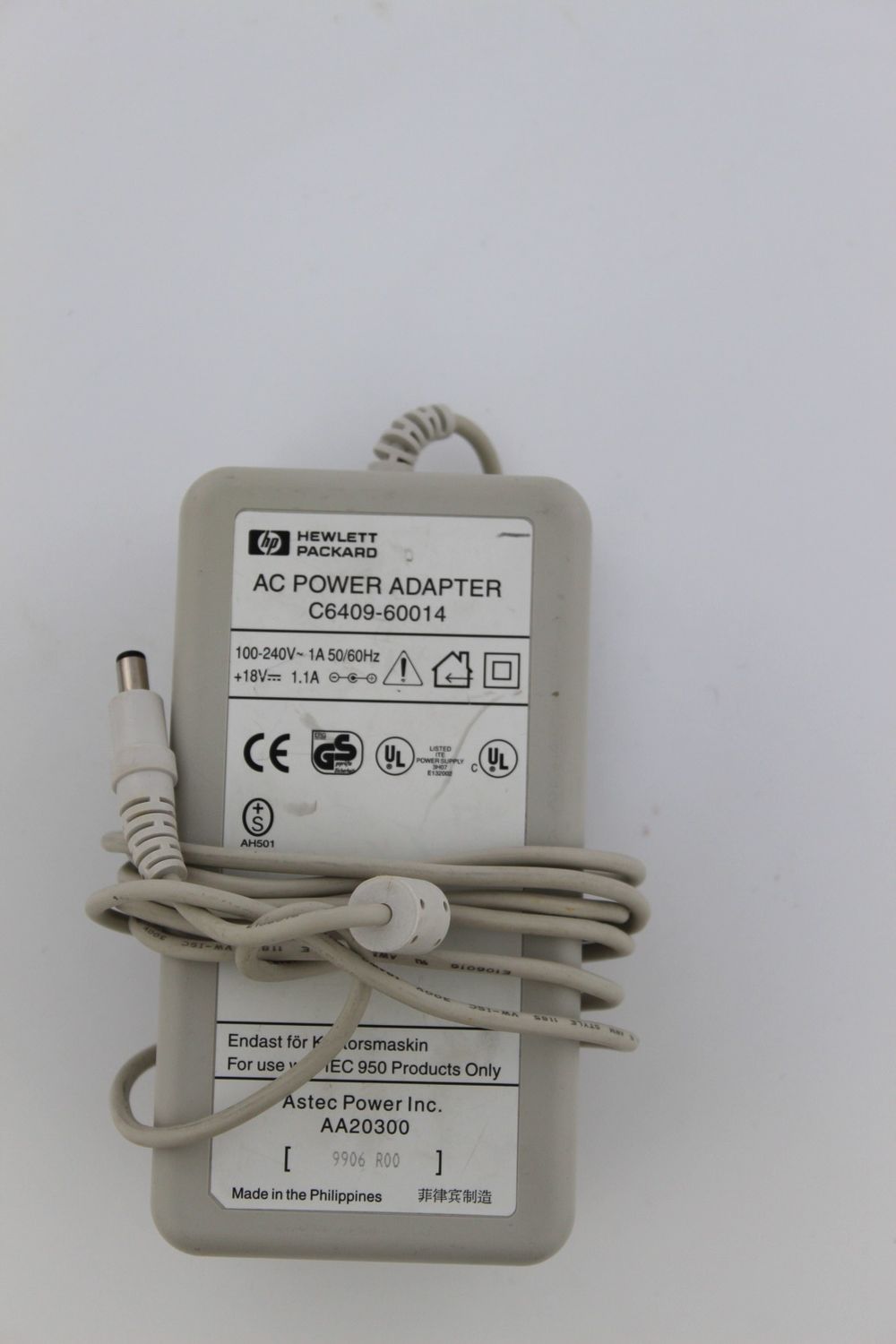 AA20300 18V 1.1A AC Adapter - Used